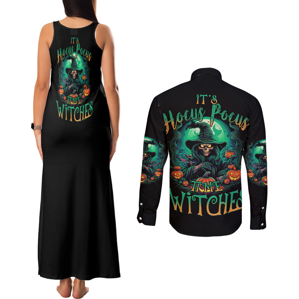hocus-pocus-halloween-couples-matching-tank-maxi-dress-and-long-sleeve-button-shirt