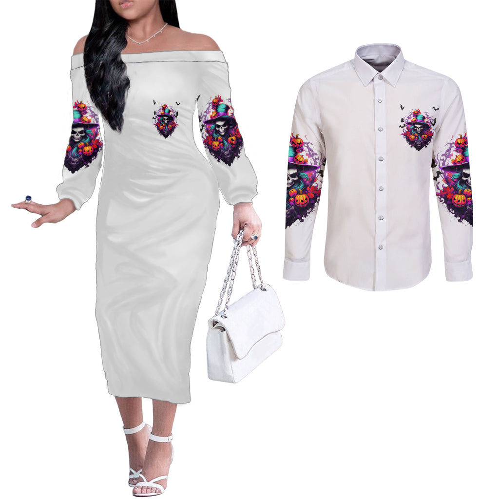 the-good-girl-in-me-halloween-witch-couples-matching-off-the-shoulder-long-sleeve-dress-and-long-sleeve-button-shirt