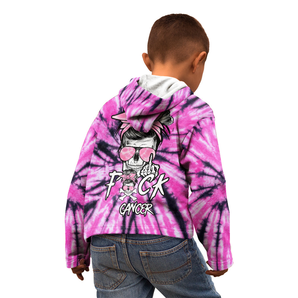 fcks-cancer-skull-tie-dye-kid-hoodie