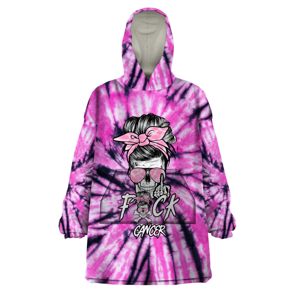 fcks-cancer-skull-tie-dye-wearable-blanket-hoodie