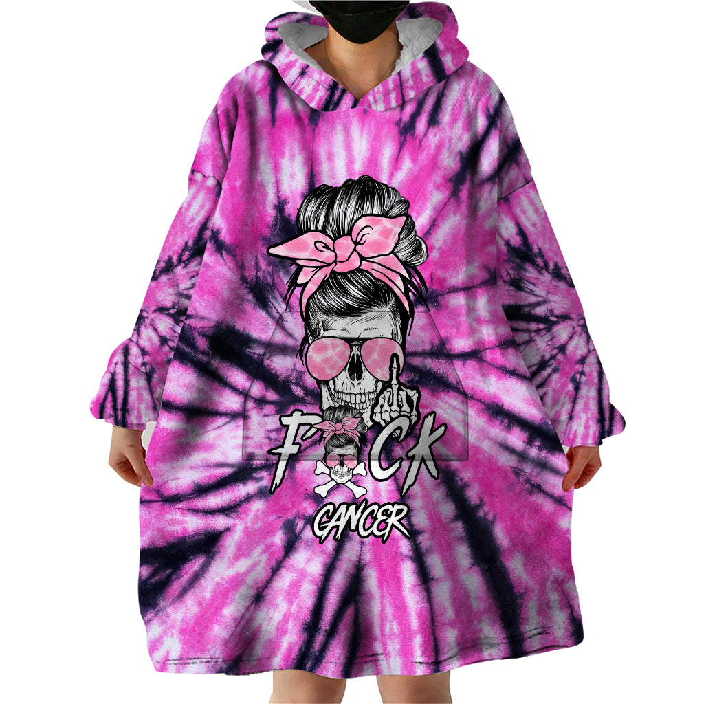 fcks-cancer-skull-tie-dye-wearable-blanket-hoodie
