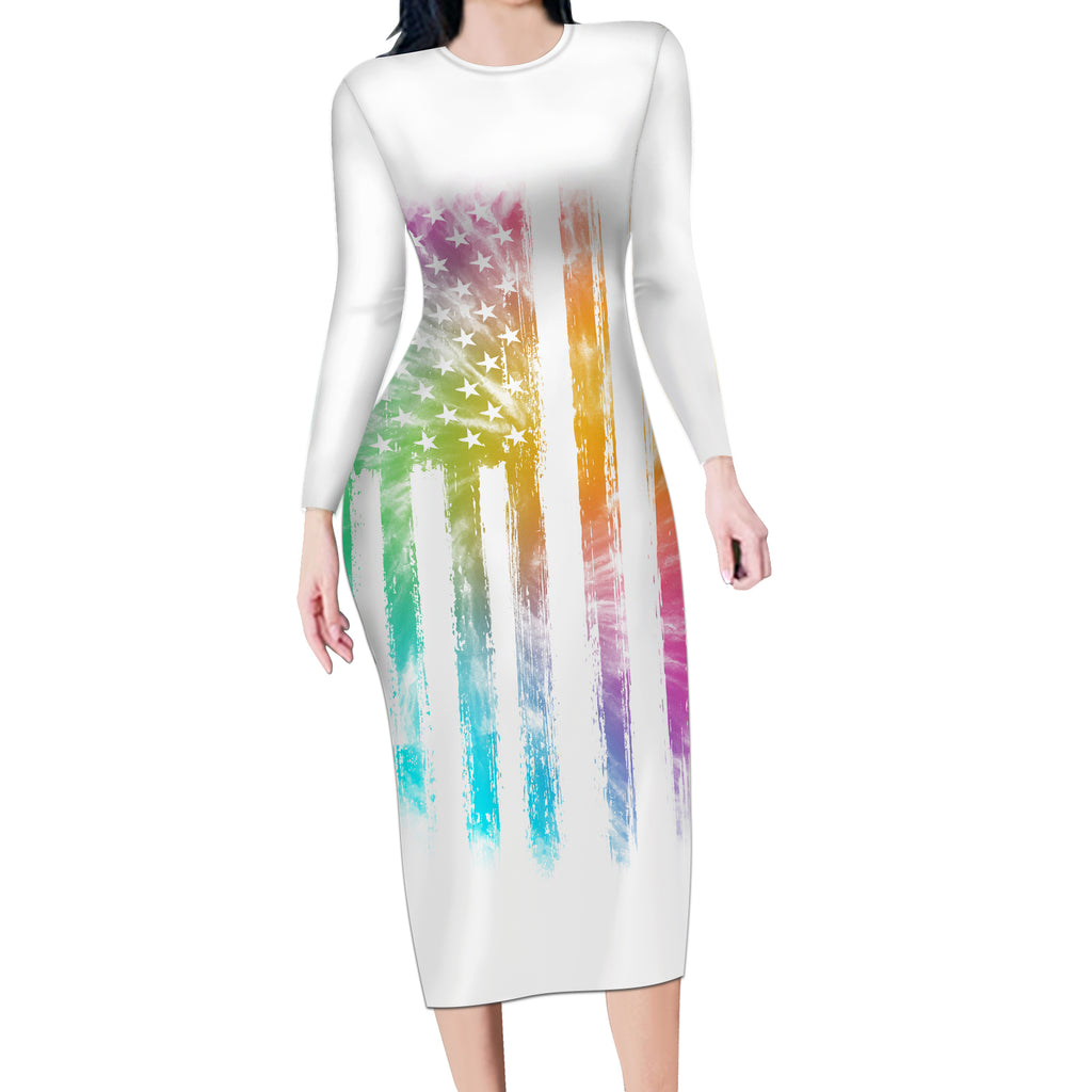 fresh-out-of-fcks-messy-bun-tie-dye-long-sleeve-bodycon-dress