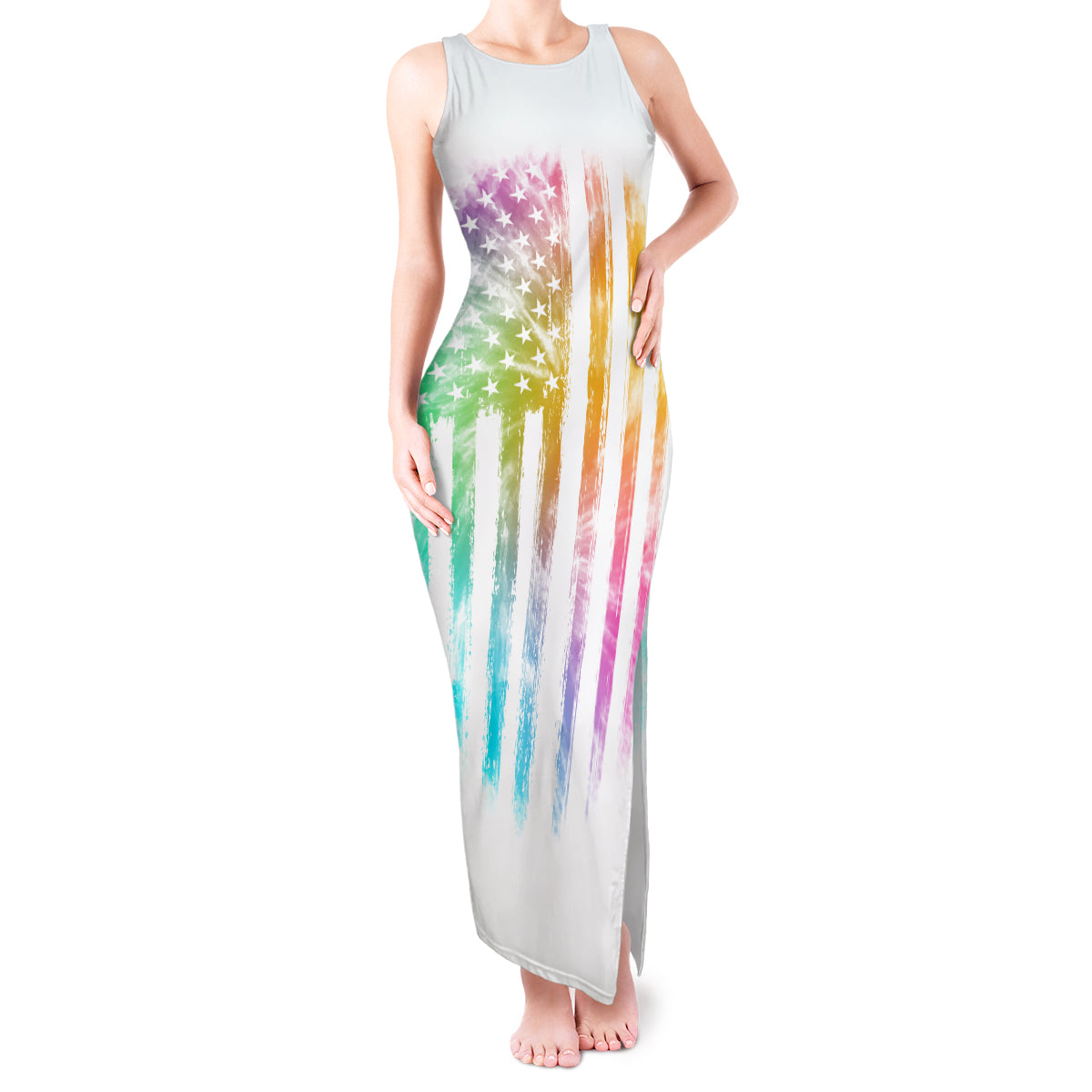 fresh-out-of-fcks-messy-bun-tie-dye-tank-maxi-dress