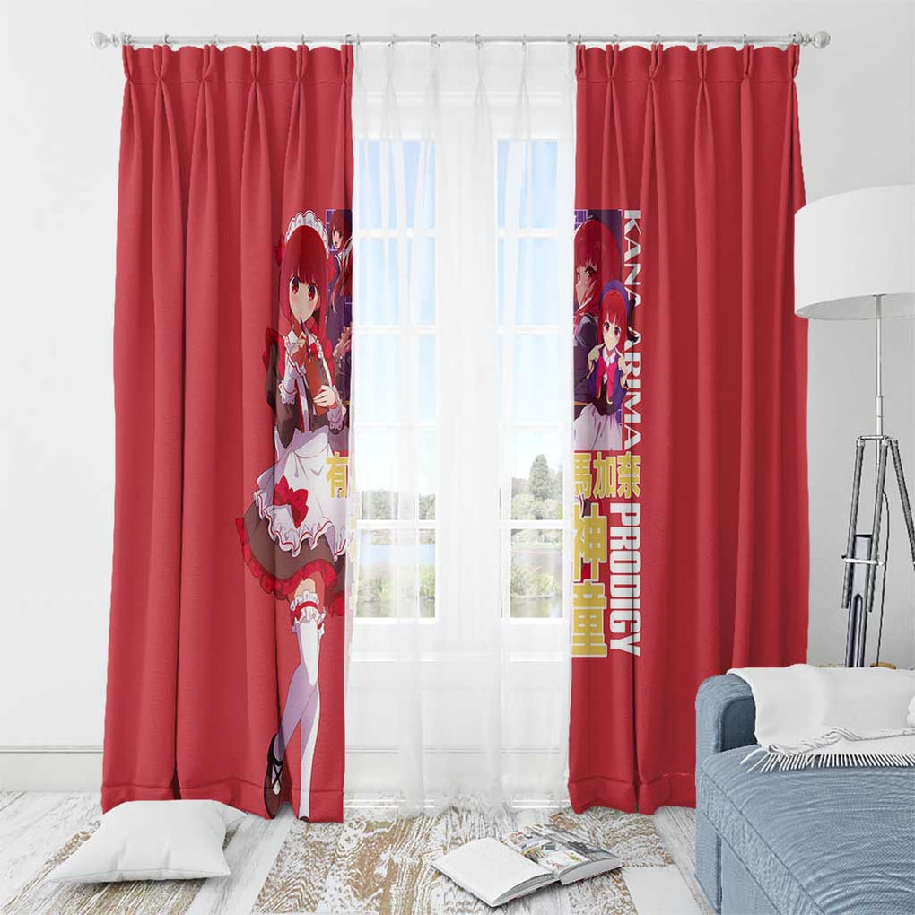 Kana Arima Oshi no Ko Window Curtain Anime Style