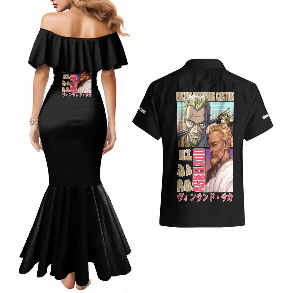 Askeladd Vinland Saga Couples Matching Mermaid Dress and Hawaiian Shirt Anime Style