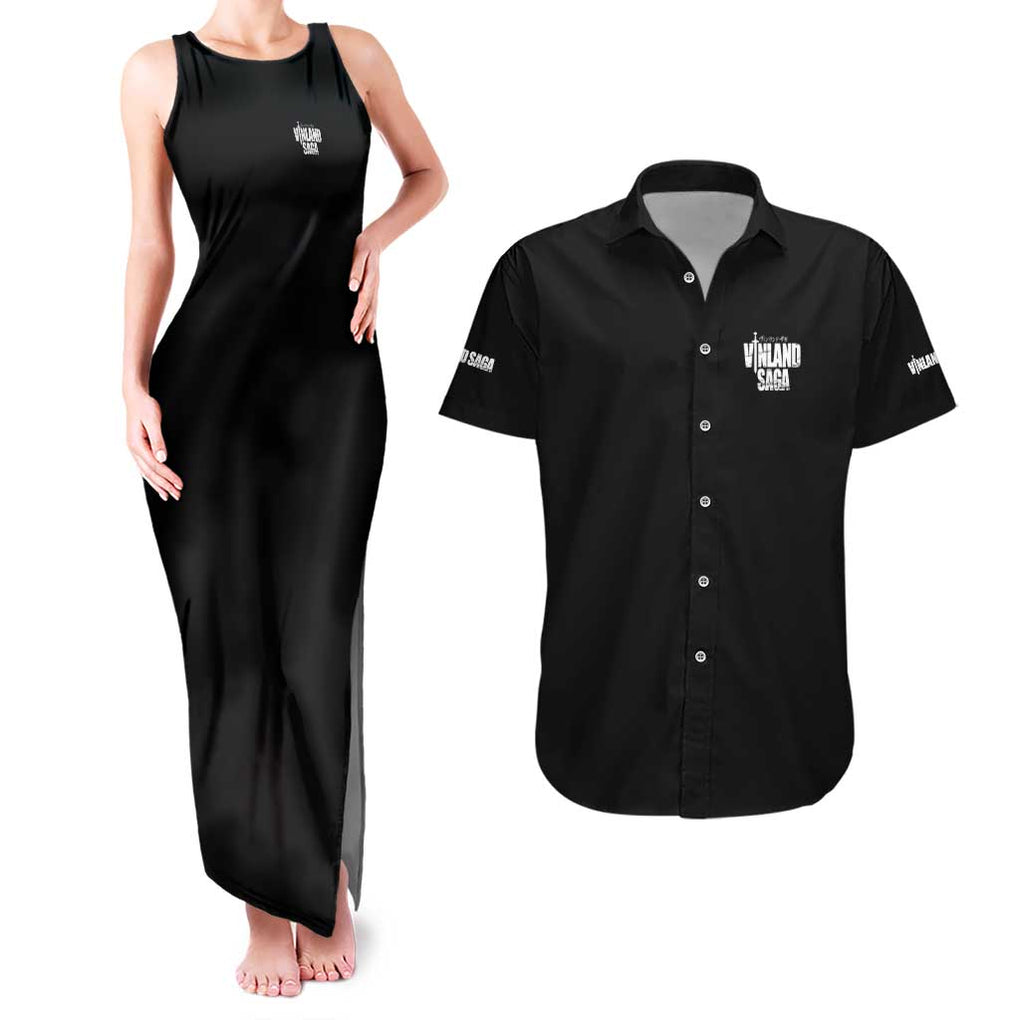 Askeladd Vinland Saga Couples Matching Tank Maxi Dress and Hawaiian Shirt Anime Style