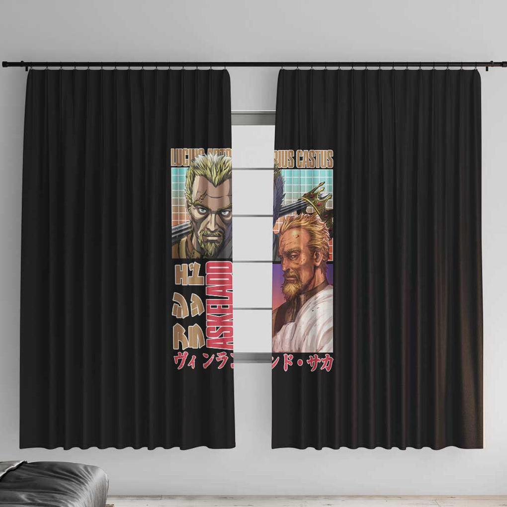 Askeladd Vinland Saga Window Curtain Anime Style