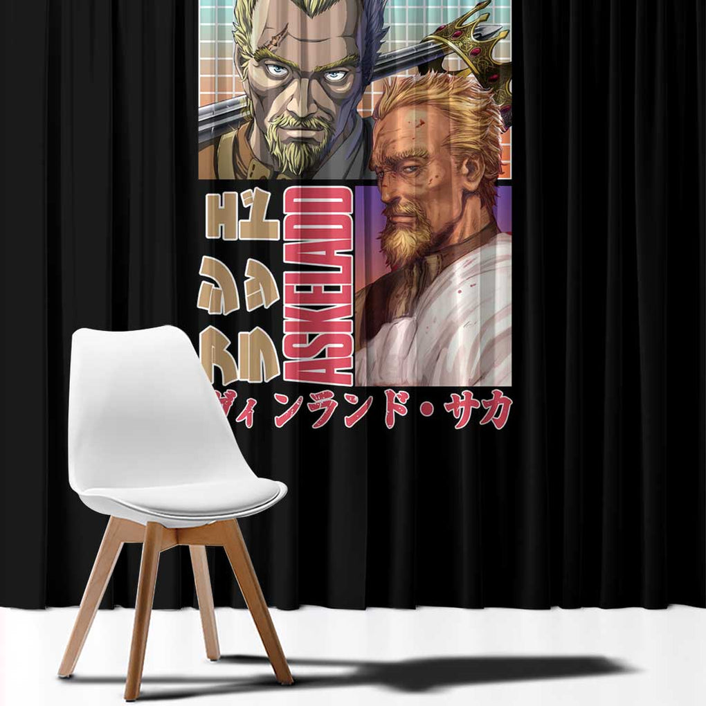 Askeladd Vinland Saga Window Curtain Anime Style
