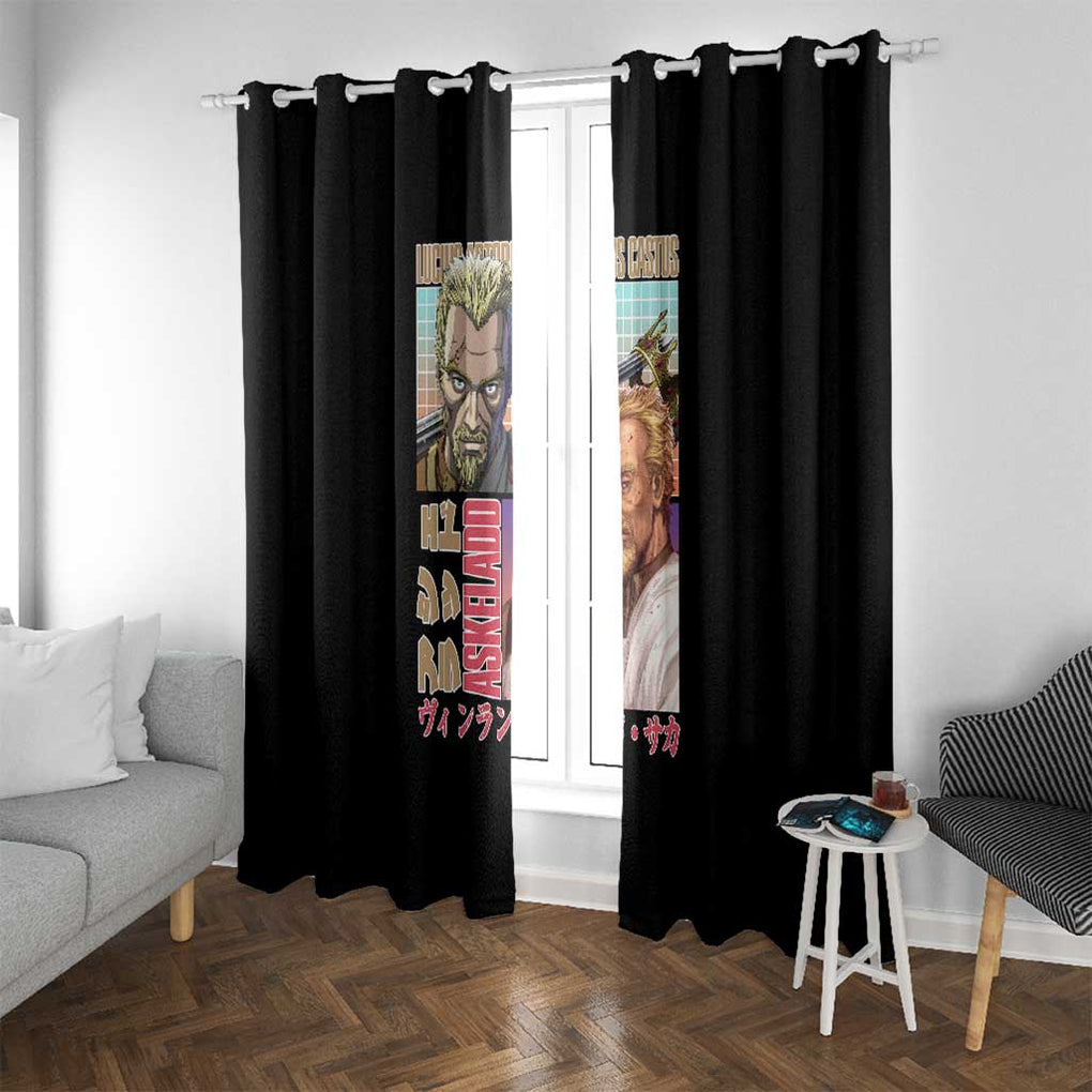 Askeladd Vinland Saga Window Curtain Anime Style