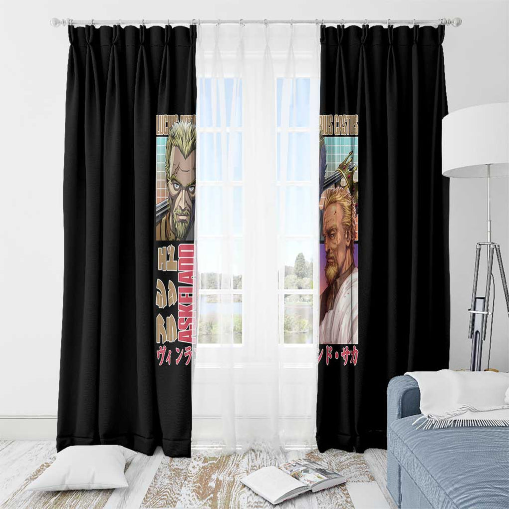 Askeladd Vinland Saga Window Curtain Anime Style