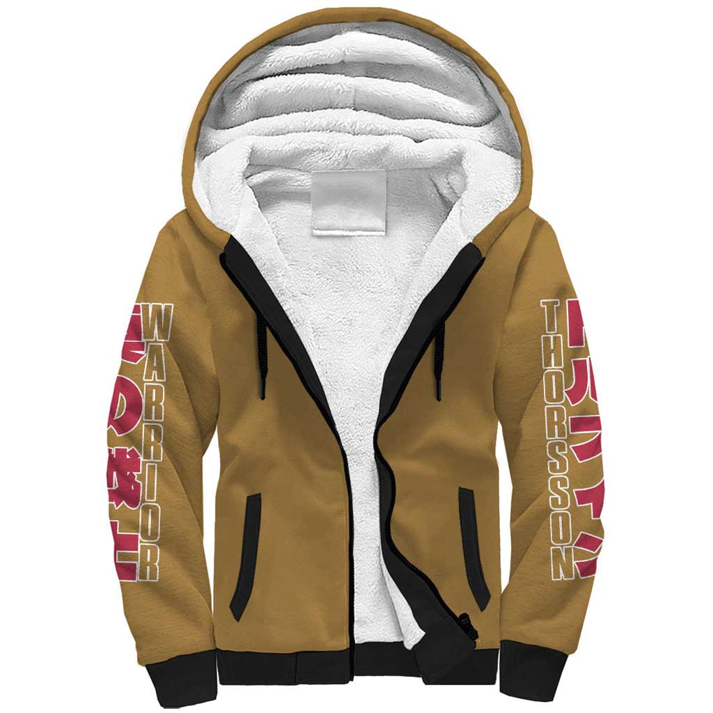 Thorfinn Vinlad Saga Sherpa Hoodie Anime Style