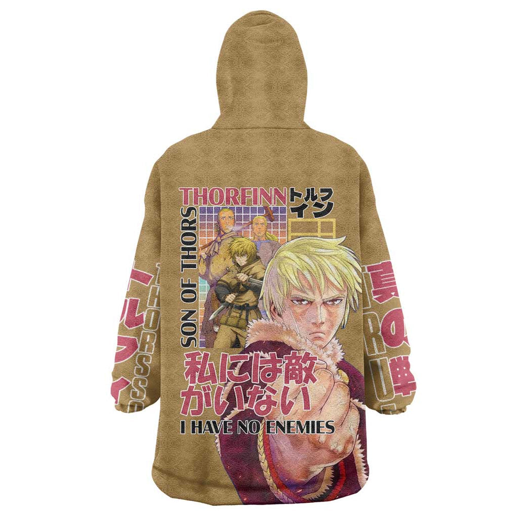 Thorfinn Vinlad Saga Wearable Blanket Hoodie Anime Style