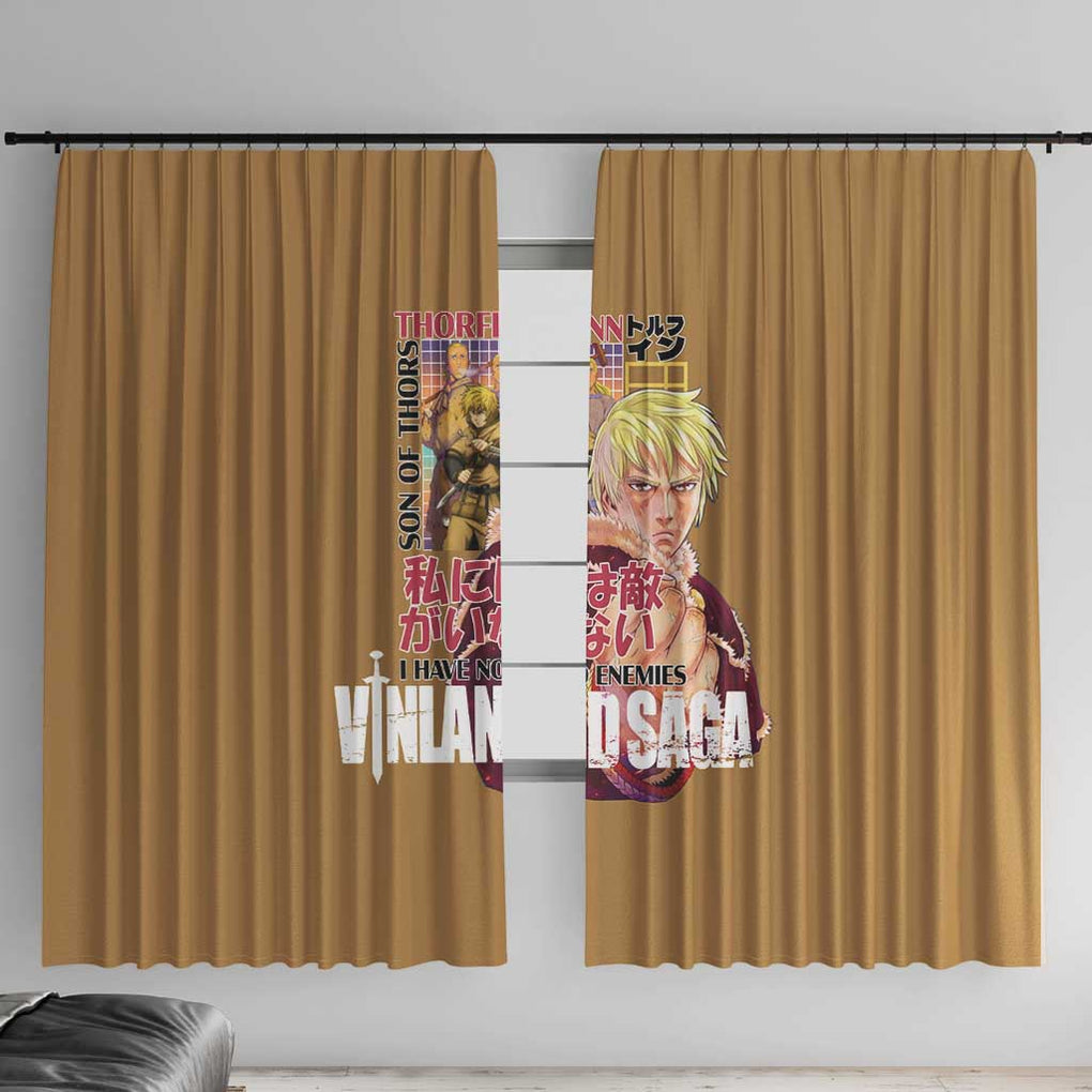 Thorfinn Vinlad Saga Window Curtain Anime Style
