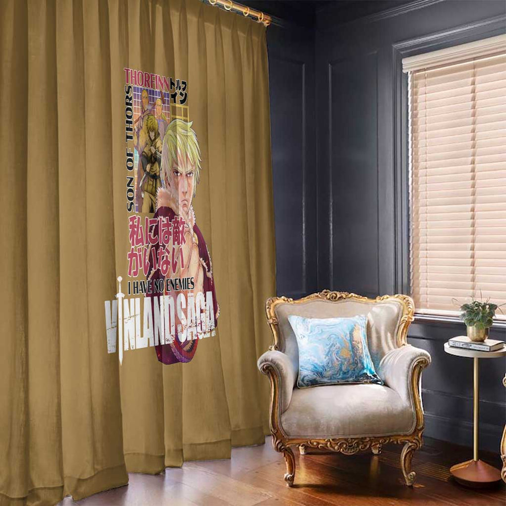 Thorfinn Vinlad Saga Window Curtain Anime Style