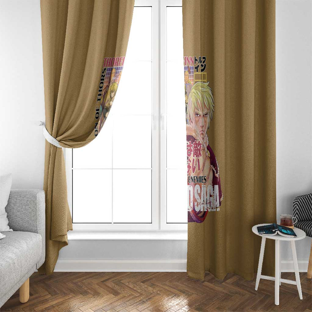 Thorfinn Vinlad Saga Window Curtain Anime Style