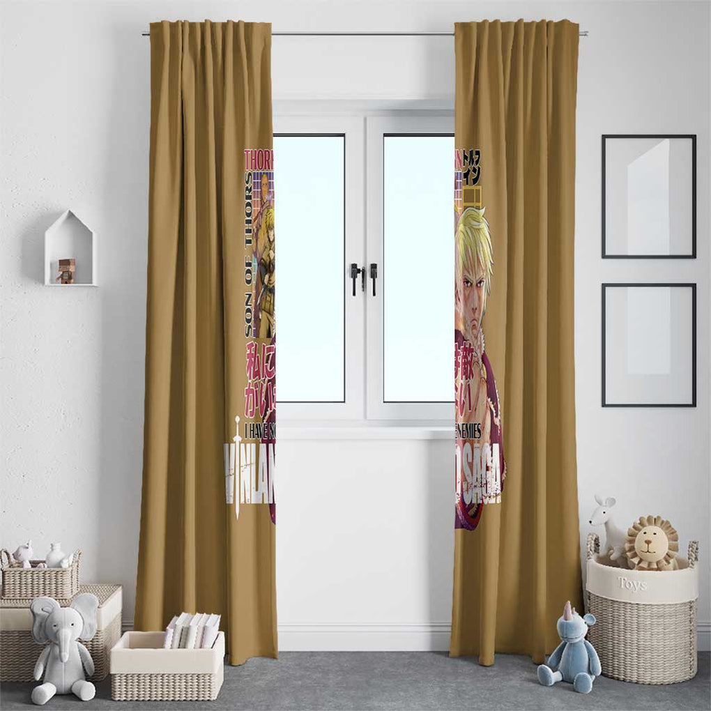 Thorfinn Vinlad Saga Window Curtain Anime Style