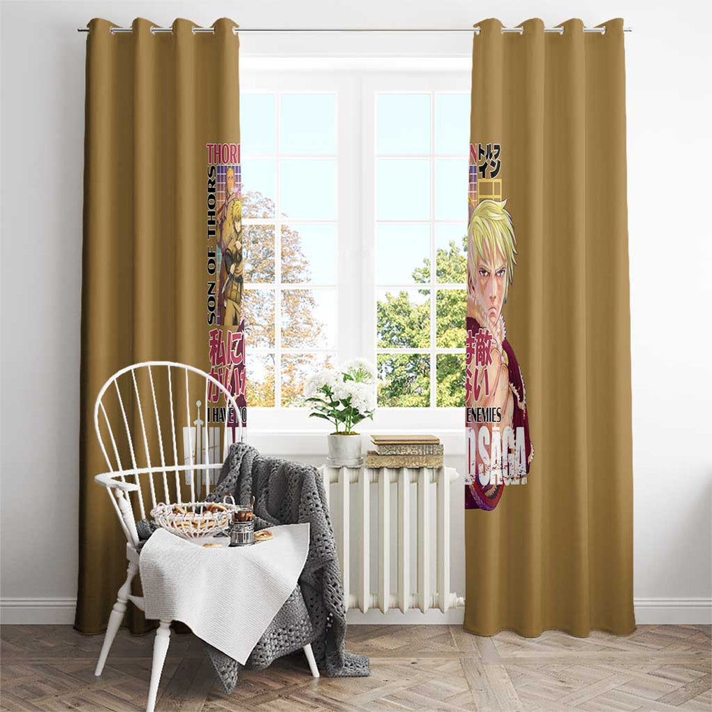 Thorfinn Vinlad Saga Window Curtain Anime Style