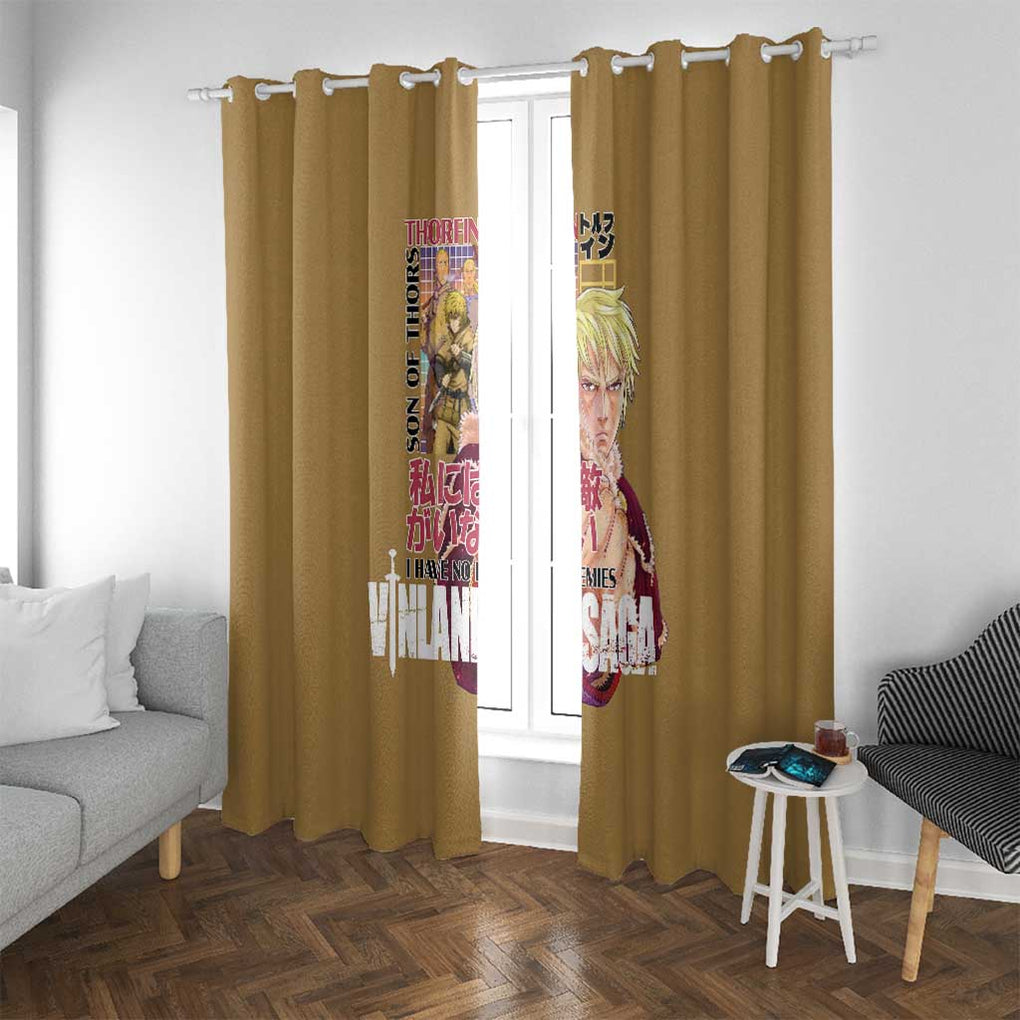 Thorfinn Vinlad Saga Window Curtain Anime Style