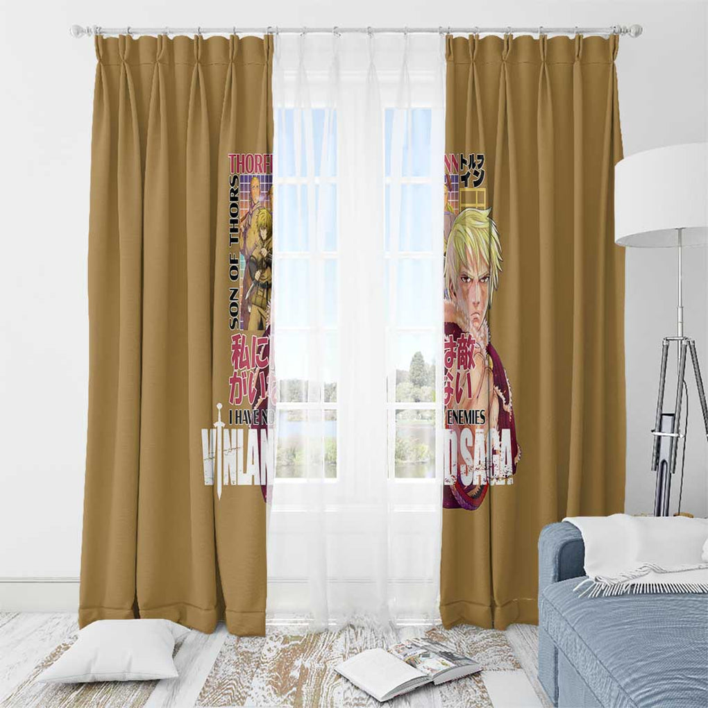 Thorfinn Vinlad Saga Window Curtain Anime Style