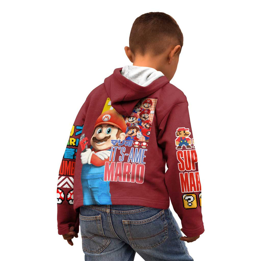 Mario Bros Mario Bros Kid Hoodie Anime Mix 3D Game Style