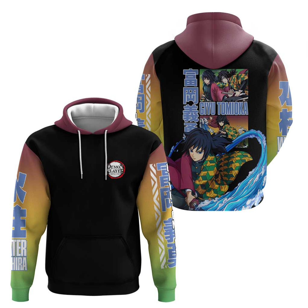 Giyu Tomioka V3 Demon Slayer Hoodie Anime Style