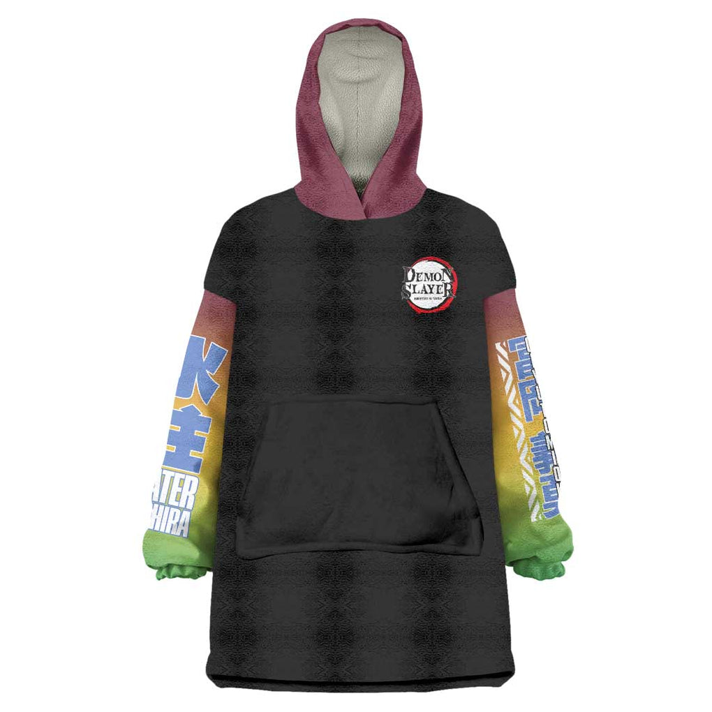 Giyu Tomioka V3 Demon Slayer Wearable Blanket Hoodie Anime Style