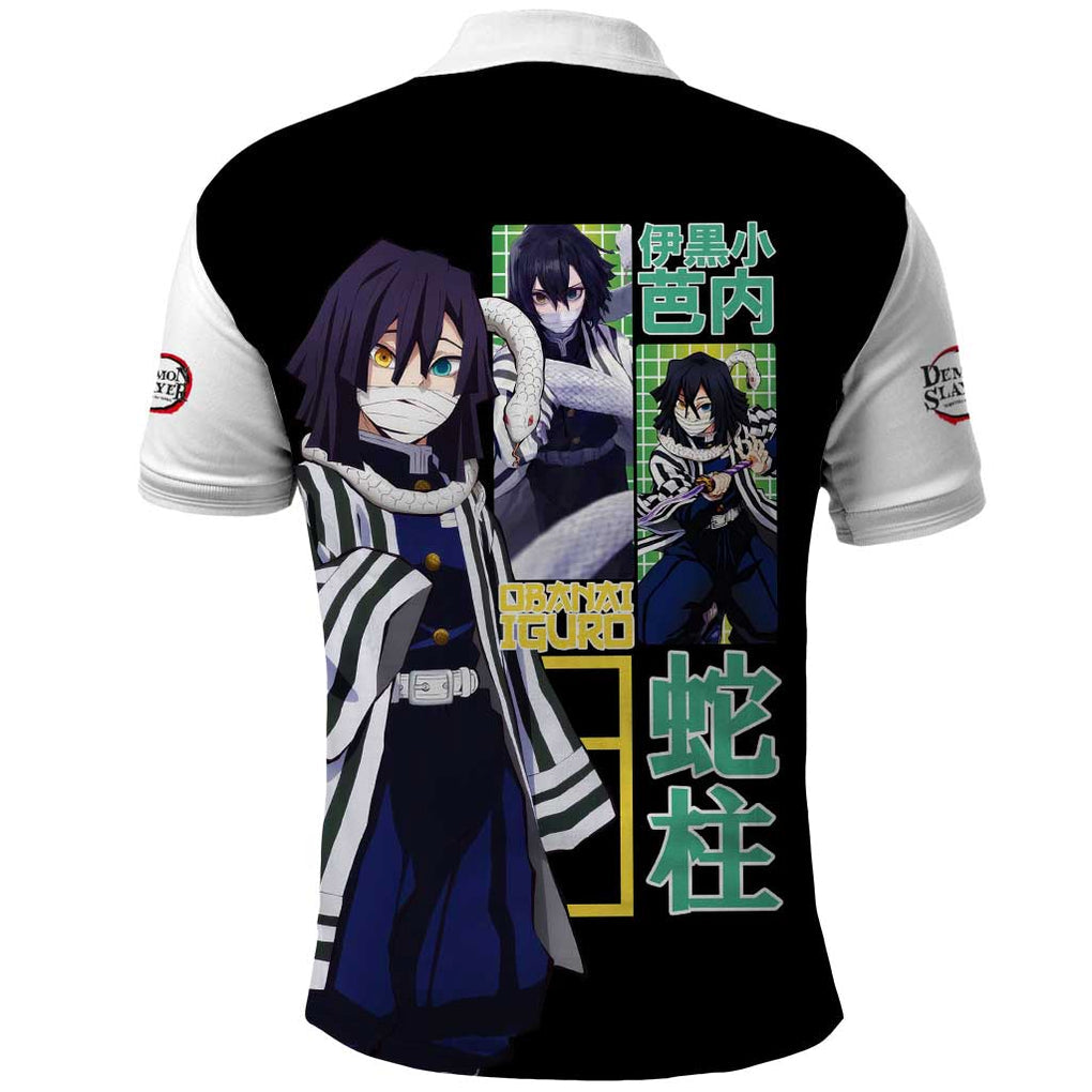 Obanai Iguro V2 Demon Slayer Polo Shirt Anime Style