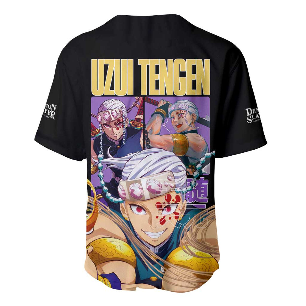 Uzui Tengen V2 Demon Slayer Baseball Jersey Anime Style