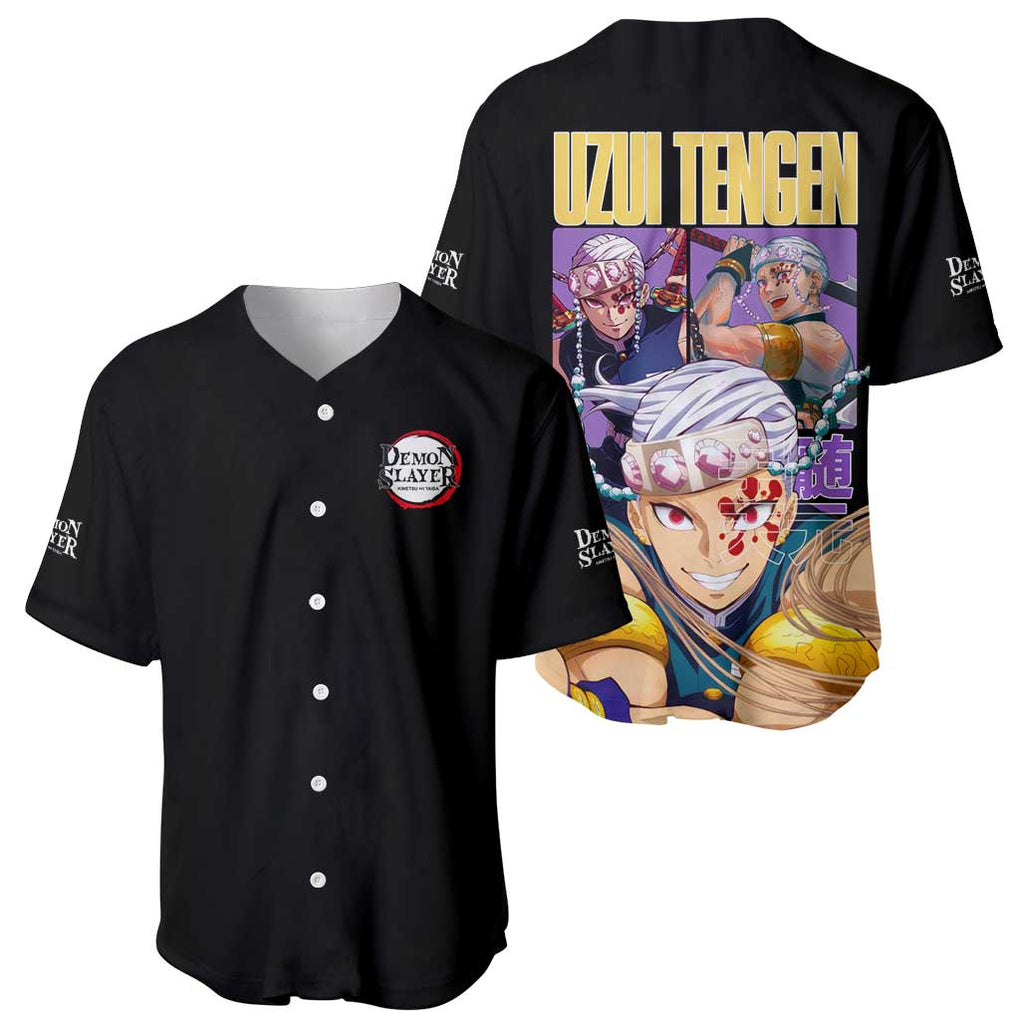 Uzui Tengen V2 Demon Slayer Baseball Jersey Anime Style