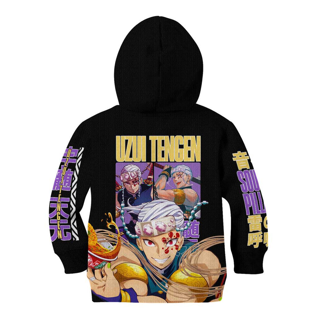 Uzui Tengen V2 Demon Slayer Kid Hoodie Anime Style