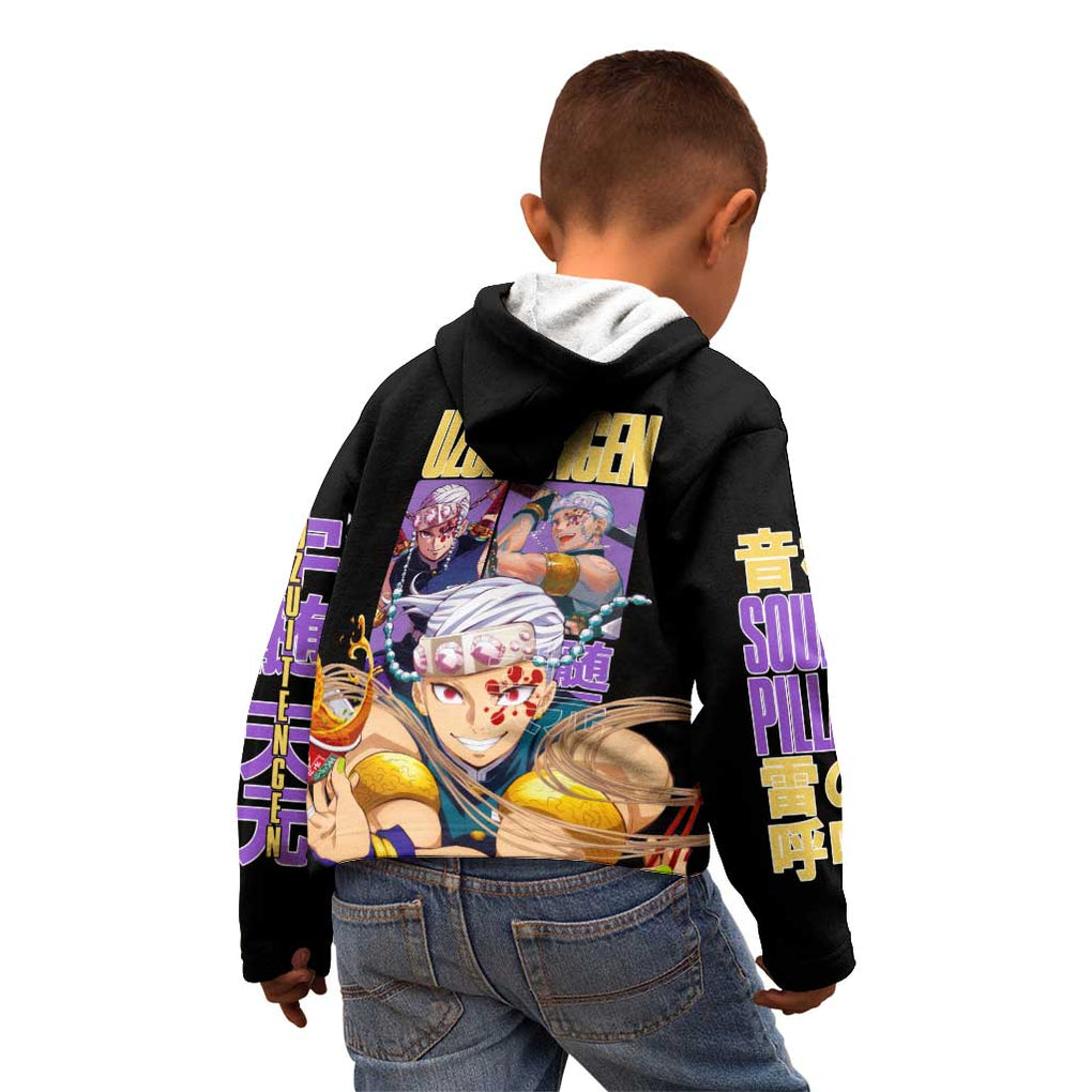 Uzui Tengen V2 Demon Slayer Kid Hoodie Anime Style