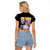 Uzui Tengen V2 Demon Slayer Raglan Cropped T Shirt Anime Style