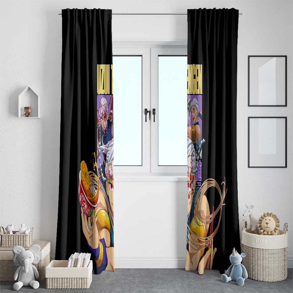Uzui Tengen V2 Demon Slayer Window Curtain Anime Style