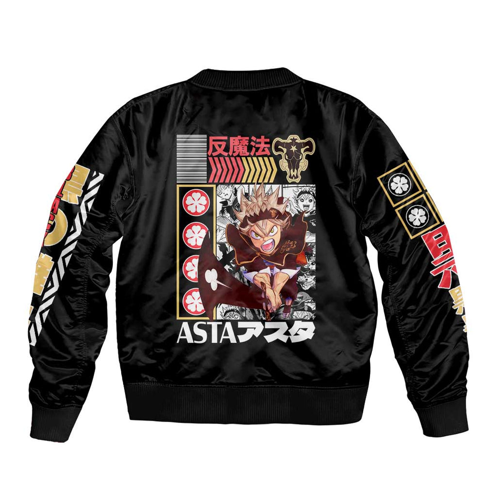 Asta V2 Black Clover Bomber Jacket Anime Style