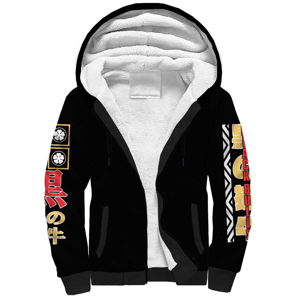 Asta V2 Black Clover Sherpa Hoodie Anime Style