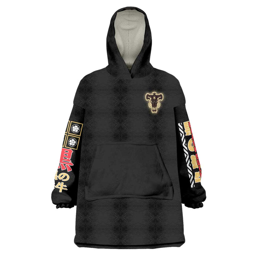 Asta V2 Black Clover Wearable Blanket Hoodie Anime Style