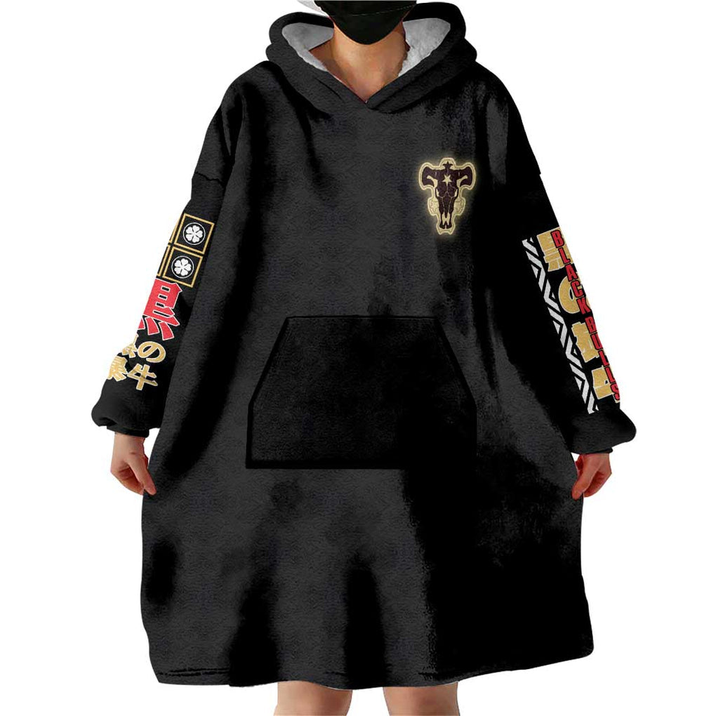 Asta V2 Black Clover Wearable Blanket Hoodie Anime Style