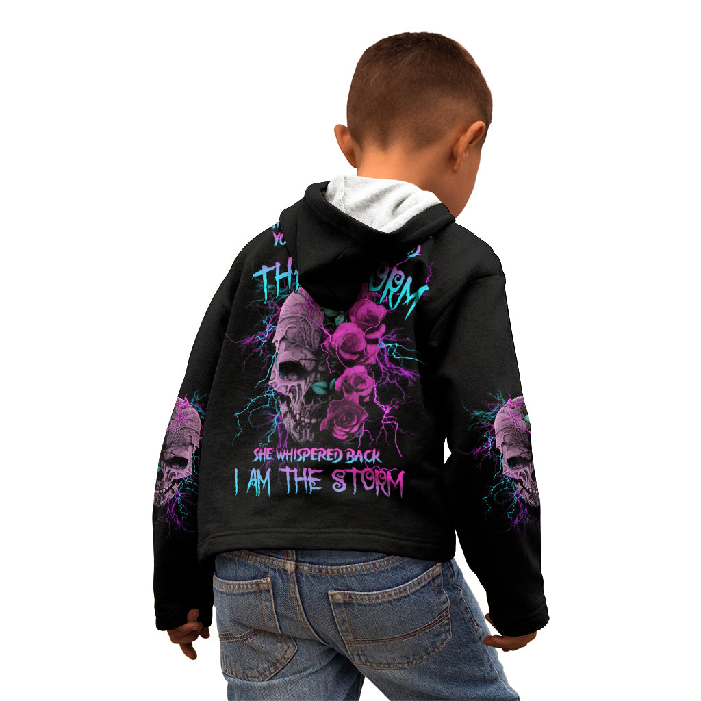 i-am-the-storm-skull-rose-kid-hoodie