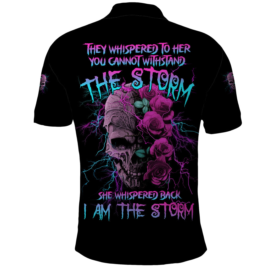 i-am-the-storm-skull-rose-polo-shirt