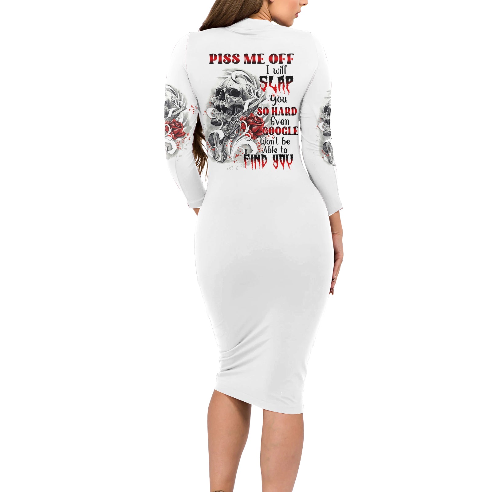p-me-off-tattooed-skull-rose-long-sleeve-bodycon-dress
