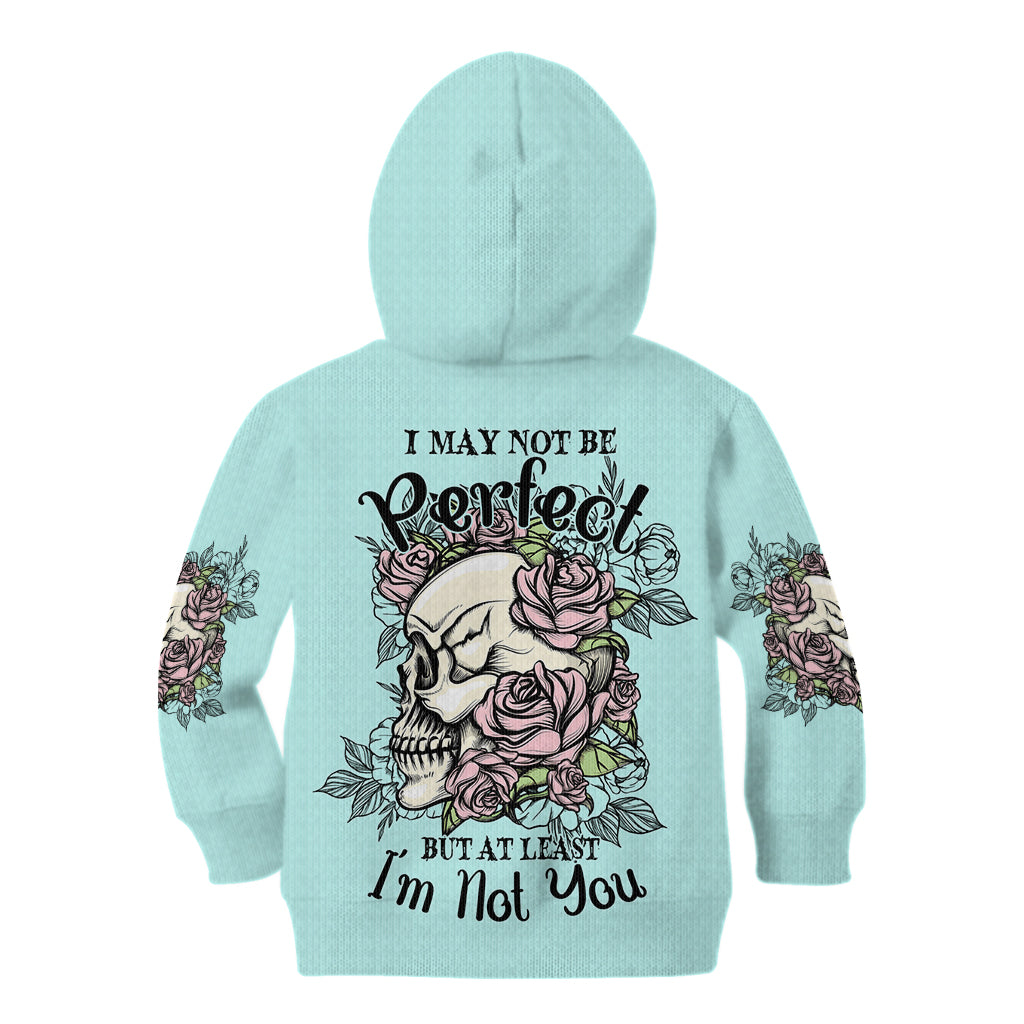 i-may-not-be-perfect-skull-roses-kid-hoodie