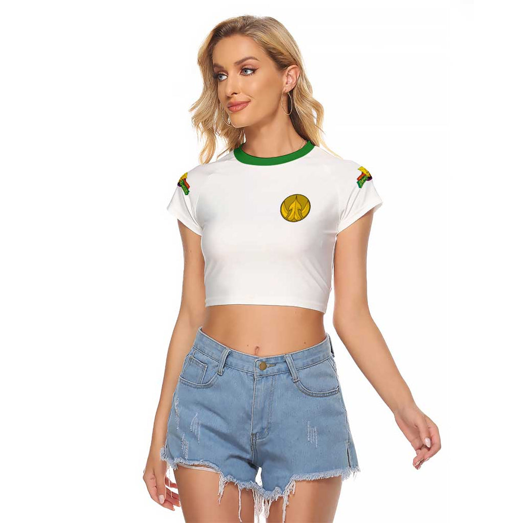 Lord Drakkon Mighty Morphin Power Rangers Raglan Cropped T Shirt Japan Anime Style
