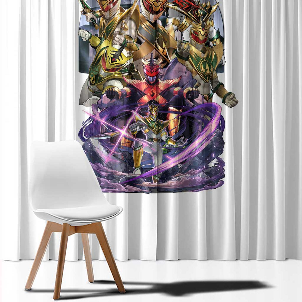Lord Drakkon Mighty Morphin Power Rangers Window Curtain Japan Anime Style