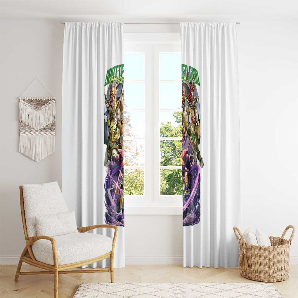 Lord Drakkon Mighty Morphin Power Rangers Window Curtain Japan Anime Style