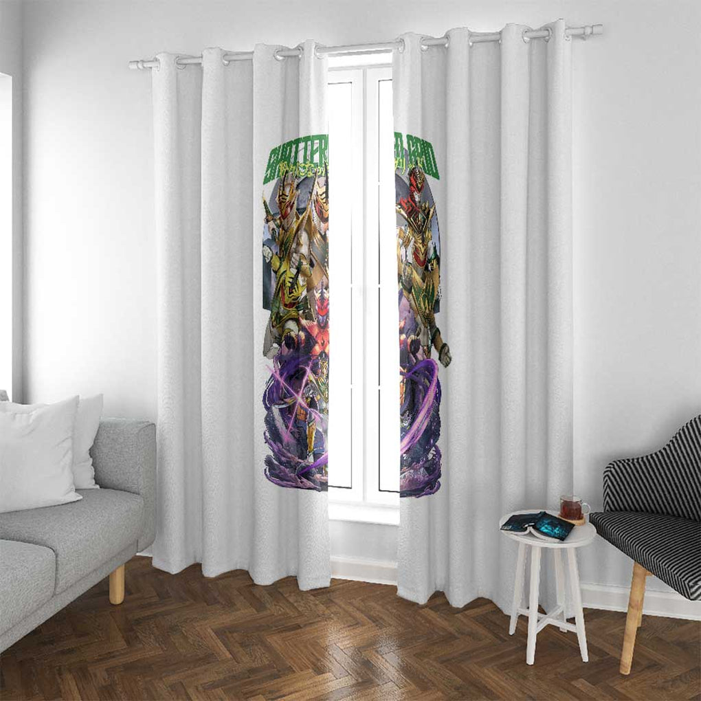 Lord Drakkon Mighty Morphin Power Rangers Window Curtain Japan Anime Style