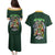 Green Ranger Mighty Morphin Power Rangers Couples Matching Puletasi and Hawaiian Shirt Japan Anime Style