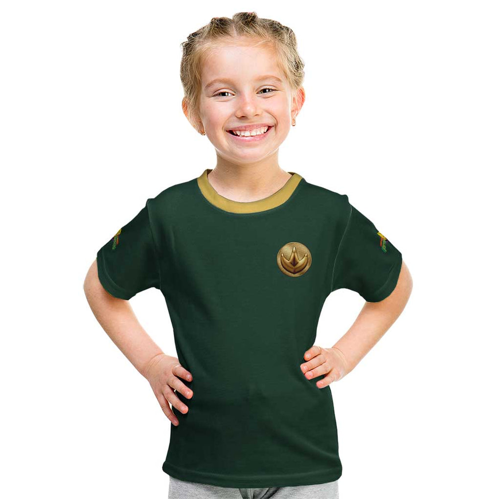 Green Ranger Mighty Morphin Power Rangers Kid T Shirt Japan Anime Style
