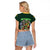 Green Ranger Mighty Morphin Power Rangers Raglan Cropped T Shirt Japan Anime Style