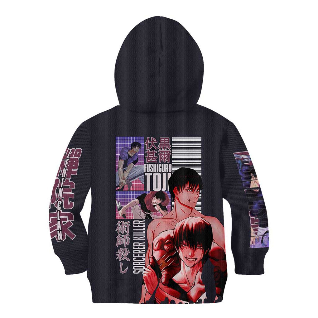 Fushiguro Toji Jujutsu Kaisen Kid Hoodie Japan Anime Style
