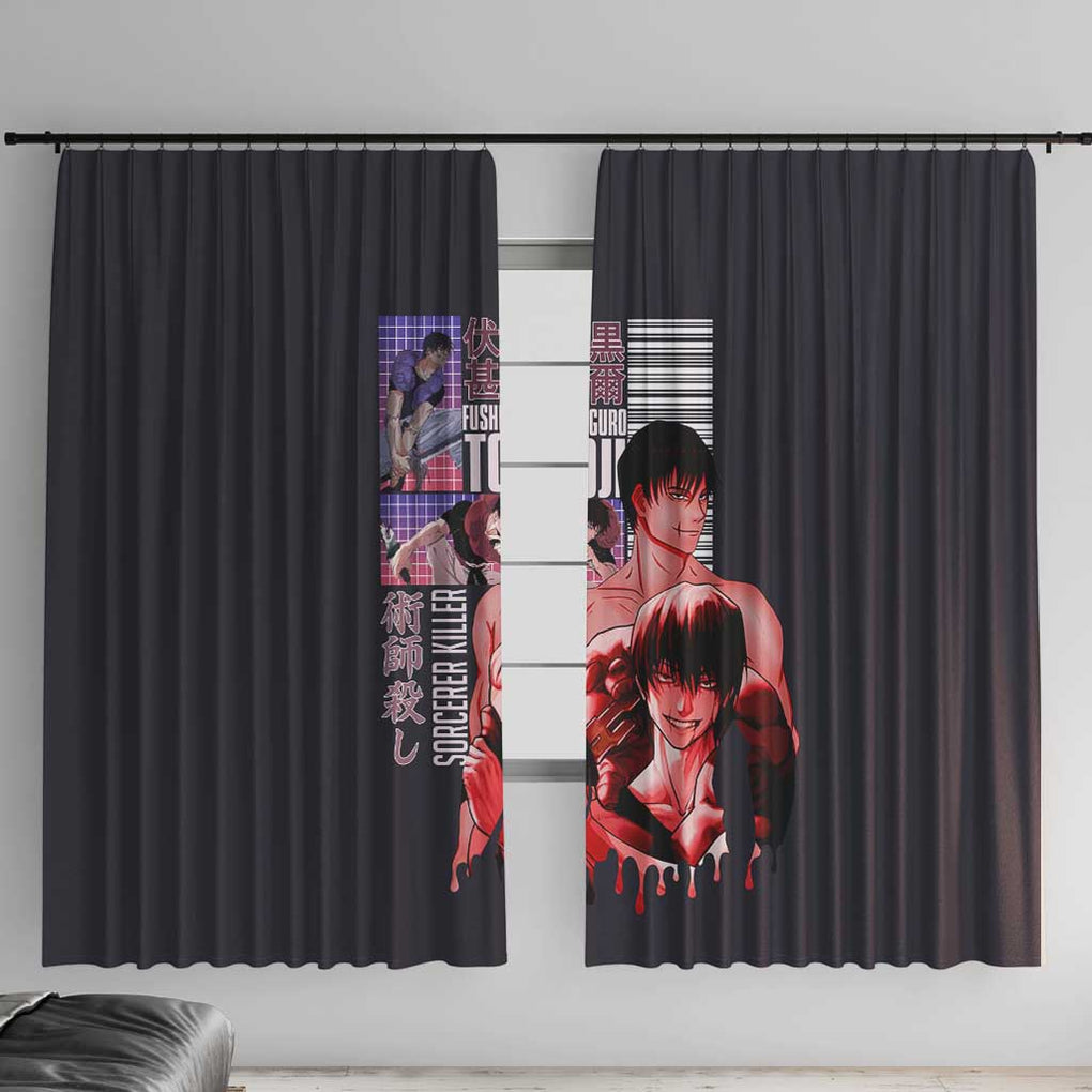 Fushiguro Toji Jujutsu Kaisen Window Curtain Japan Anime Style